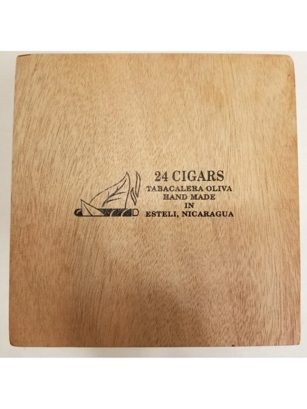 EMPTY Elegant Solid Wood Box from Oliva Serie V Lega Special Torpedo Cigar Box